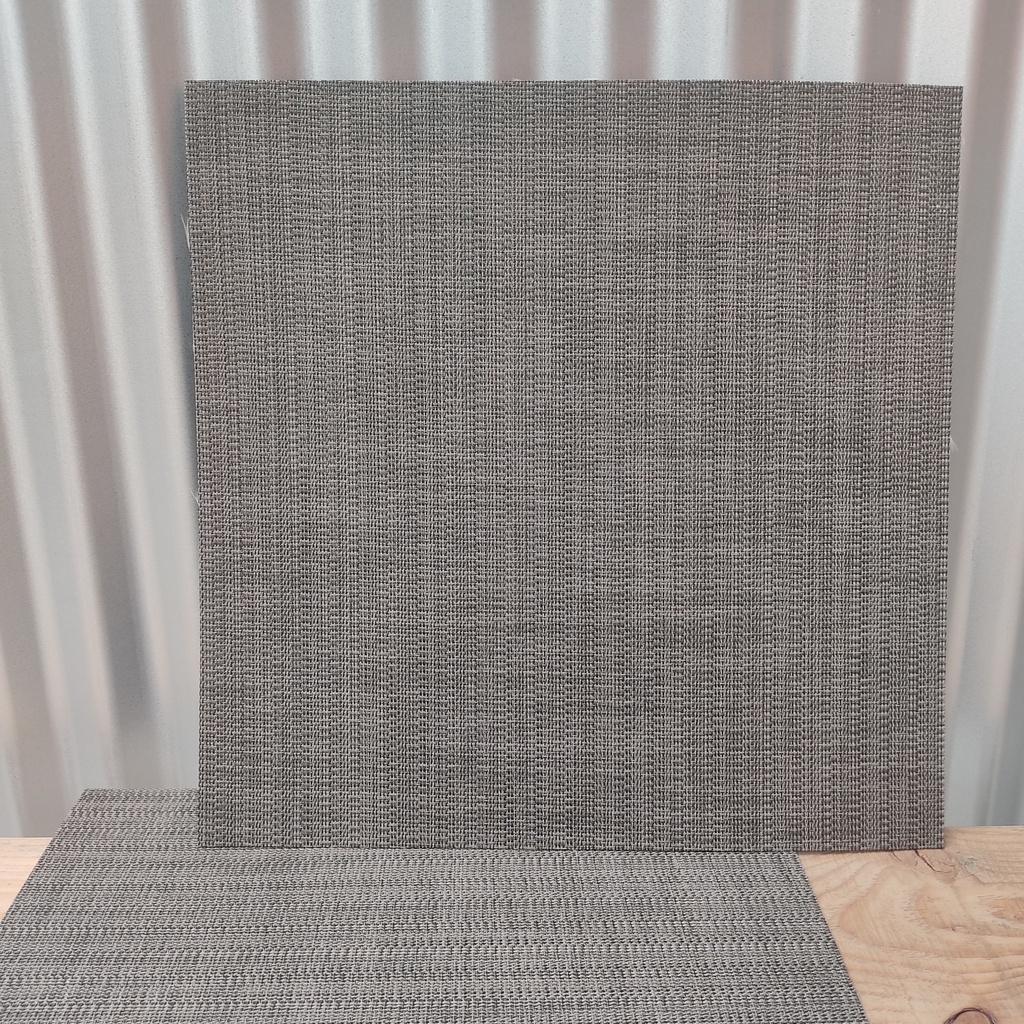 Dalle PVC tressé Chilewich 50x50 cm -marron foncé