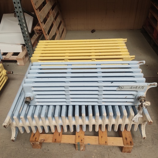 [8.1.381-023] Radiateur fonte avec pieds H:93cm -6 colonnes -6 éléments